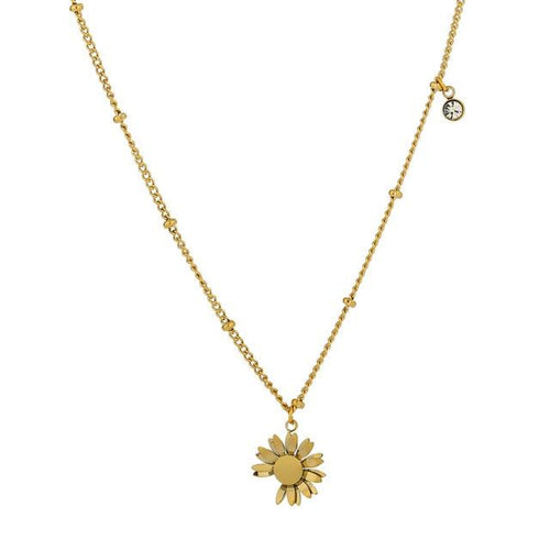 Flower Pendant Dangle Necklace Trendy Jewelry for Women Collar Necklace-Necklaces-Arimonz-Arimonz