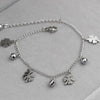 Flowers And Bell Anklets For Women Fashionable Women Jewelry Anklets-Anklets-Arimonz-Silver-Arimonz