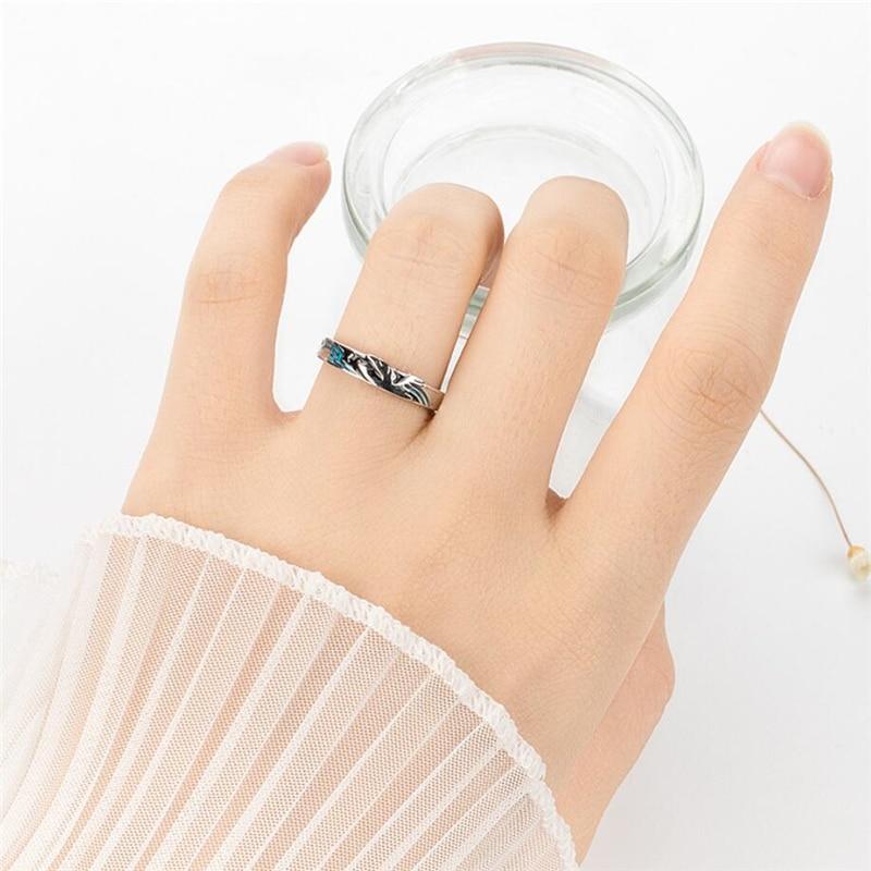 Flying Bird and Fish Couple Ring Romantic Resizable Couple Ring-Rings-Arimonz-Arimonz
