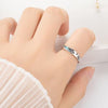 Flying Bird and Fish Couple Ring Romantic Resizable Couple Ring-Rings-Arimonz-Arimonz