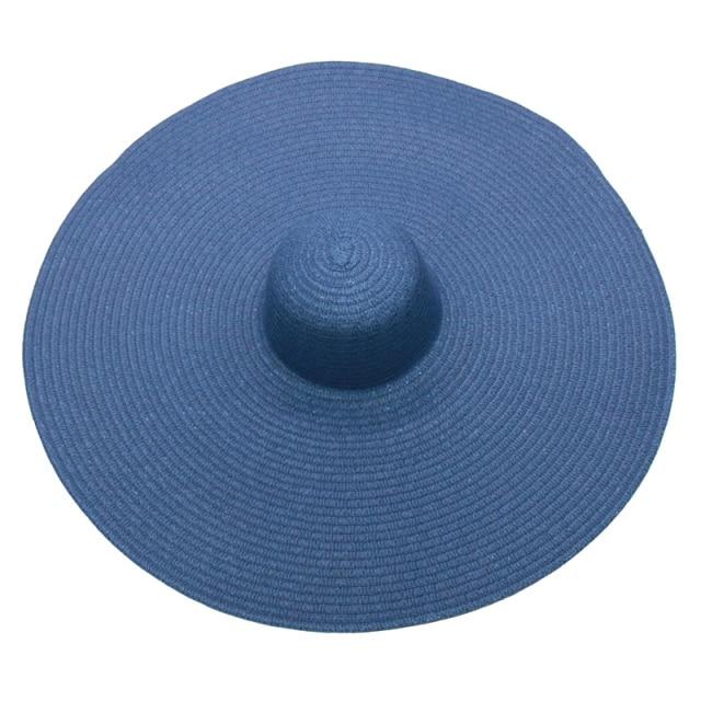 Foldable Women Oversized Hat Large Brim Summer Sun Beach Hats-Summer Hats-Arimonz-navy blue-Arimonz