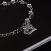 Foot Chain Hollow Plum Daisy Flowers Heart-Shaped Anklet For Women-Anklets-Arimonz-Arimonz
