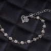 Foot Chain Hollow Plum Daisy Flowers Heart-Shaped Anklet For Women-Anklets-Arimonz-Arimonz