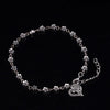 Foot Chain Hollow Plum Daisy Flowers Heart-Shaped Anklet For Women-Anklets-Arimonz-Arimonz
