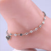 Foot Chain Hollow Plum Daisy Flowers Heart-Shaped Anklet For Women-Anklets-Arimonz-Arimonz