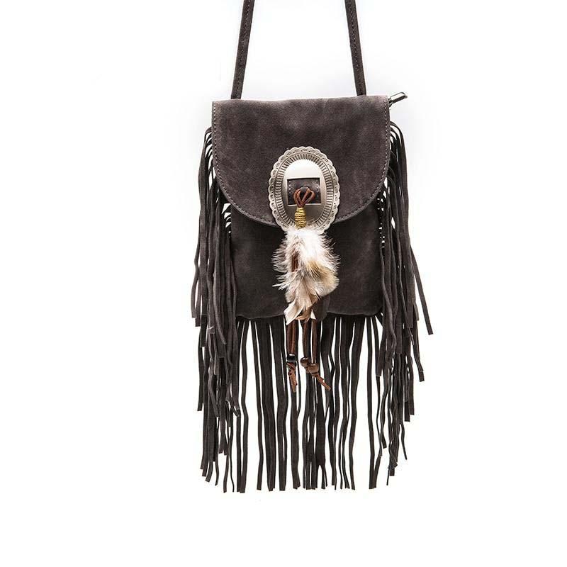 Fringe Tassel Crossbody Bag-Handbags-Arimonz-Arimonz