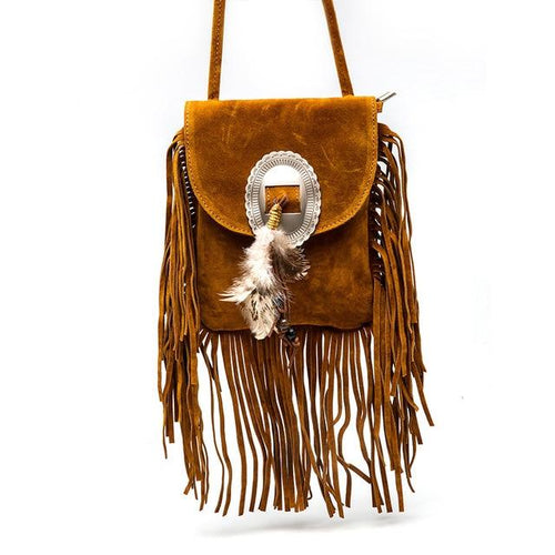 Fringe Tassel Crossbody Bag-Handbags-Arimonz-Brown-Arimonz