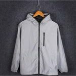 Full Reflective Jacket Light Hoodies Women Jackets Hip Hop Windbreaker-Bomber Coats-Arimonz-Arimonz