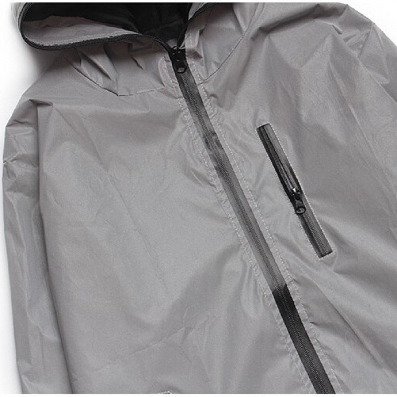 Full Reflective Jacket Light Hoodies Women Jackets Hip Hop Windbreaker-Bomber Coats-Arimonz-Arimonz