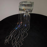 Full Rhinestone Headband for Women Long Tassel Crystal Hair Clip-Hair Accessories-Arimonz-Arimonz