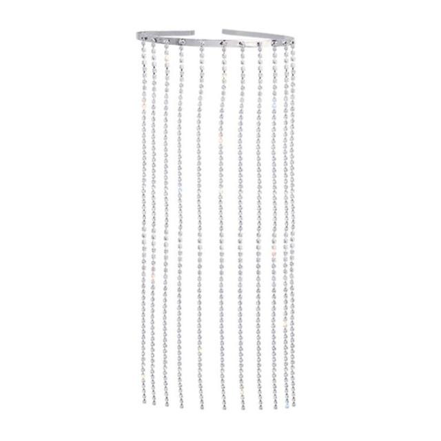 Full Rhinestone Headband for Women Long Tassel Crystal Hair Clip-Hair Accessories-Arimonz-Arimonz