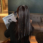 Full Rhinestone Headband for Women Long Tassel Crystal Hair Clip-Hair Accessories-Arimonz-Arimonz
