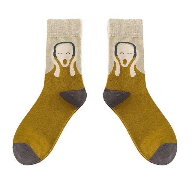 Funny Women Socks Cotton Unisex Crew Socks Women Streetwear Socks-Socks & Tights-Arimonz-Arimonz