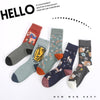 Funny Women Socks Cotton Unisex Crew Socks Women Streetwear Socks-Socks & Tights-Arimonz-Arimonz
