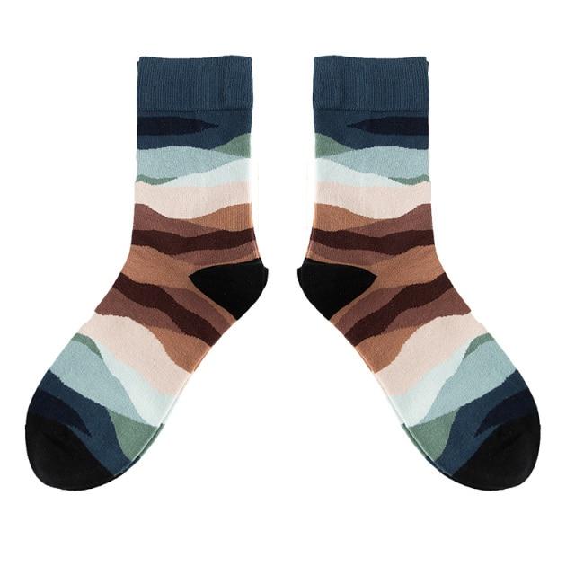 Funny Women Socks Cotton Unisex Crew Socks Women Streetwear Socks-Socks & Tights-Arimonz-Layers-Arimonz