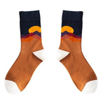 Funny Women Socks Cotton Unisex Crew Socks Women Streetwear Socks-Socks & Tights-Arimonz-Sun-Arimonz