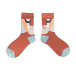 Funny Women Socks Cotton Unisex Crew Socks Women Streetwear Socks-Socks & Tights-Arimonz-Tiger-Arimonz