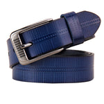 Genuine Leather Belts For Women Fashion Pin Buckle Woman Belt-Belts-Arimonz-Blue-90cm/35.43inches-Arimonz