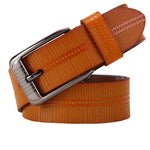 Genuine Leather Belts For Women Fashion Pin Buckle Woman Belt-Belts-Arimonz-Orange-90cm/35.43inches-Arimonz