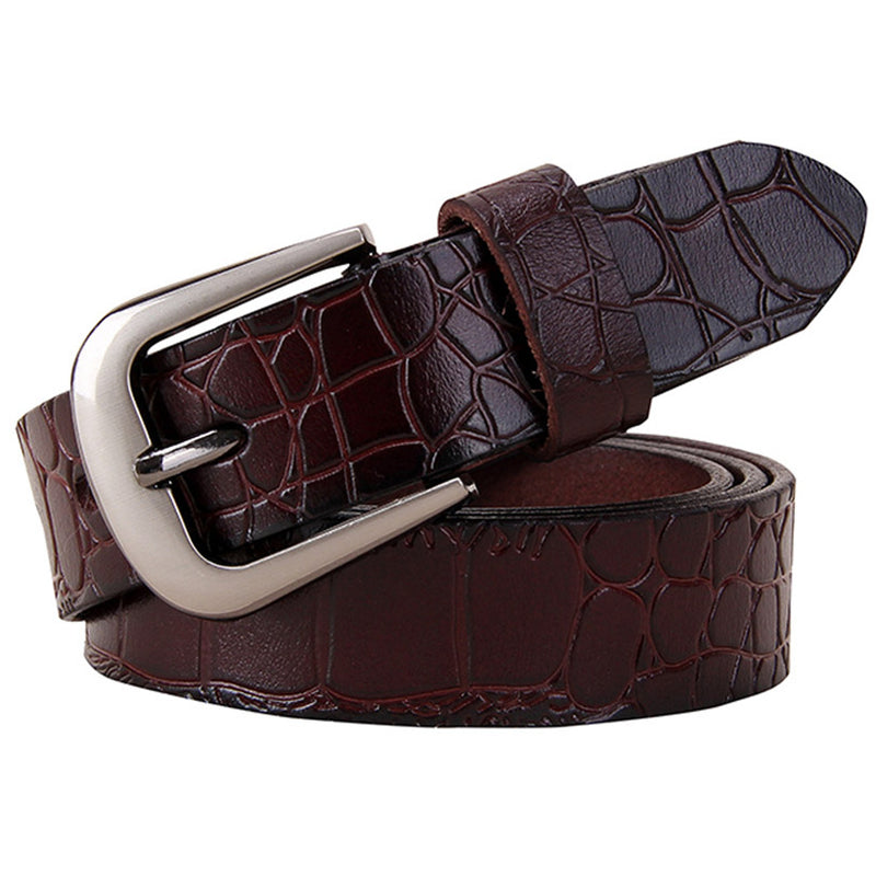 Genuine Leather Belts For Women Fashion Pin Buckle Woman Waist Belt-Belts-Arimonz-Arimonz