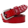 Genuine Leather Belts For Women Fashion Pin Buckle Woman Waist Belt-Belts-Arimonz-Arimonz