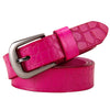 Genuine Leather Belts For Women Fashion Pin Buckle Woman Waist Belt-Belts-Arimonz-Pink-90cm/35.43inches-Arimonz