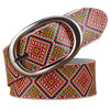 Genuine Leather Belts For Women Printing Plaid Belt Woman Pin Buckle-Belts-Arimonz-Arimonz