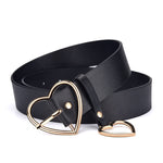 Genuine Leather Ladies High Quality Alloy Love Pin Buckle Retro Belt-Belts-Arimonz-gold-Arimonz