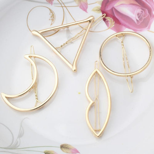 Geometric Alloy Hair Clip-Hair Accessories-Arimonz-Arimonz