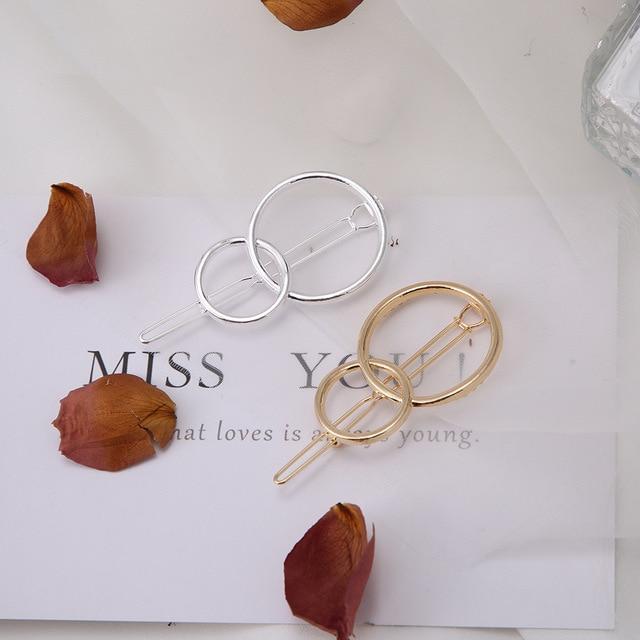 Geometric Alloy Hair Clip-Hair Accessories-Arimonz-Arimonz