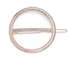 Geometric Alloy Hair Clip-Hair Accessories-Arimonz-Crystal Circal Gold-Arimonz