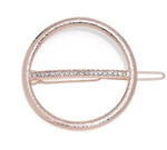 Geometric Alloy Hair Clip-Hair Accessories-Arimonz-Crystal Circal Gold-Arimonz
