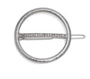 Geometric Alloy Hair Clip-Hair Accessories-Arimonz-Crystal Circal Slive-Arimonz