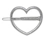 Geometric Alloy Hair Clip-Hair Accessories-Arimonz-Crystal Heart Sliver-Arimonz
