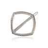 Geometric Alloy Hair Clip-Hair Accessories-Arimonz-Crystal Square Slive-Arimonz