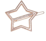 Geometric Alloy Hair Clip-Hair Accessories-Arimonz-Crystal Star Gold-Arimonz