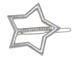 Geometric Alloy Hair Clip-Hair Accessories-Arimonz-Crystal Star Sliver-Arimonz