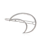 Geometric Alloy Hair Clip-Hair Accessories-Arimonz-Sliver Moon-Arimonz