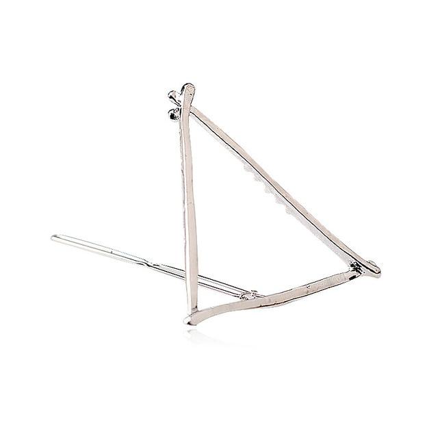 Geometric Alloy Hair Clip-Hair Accessories-Arimonz-Sliver Triangle-Arimonz