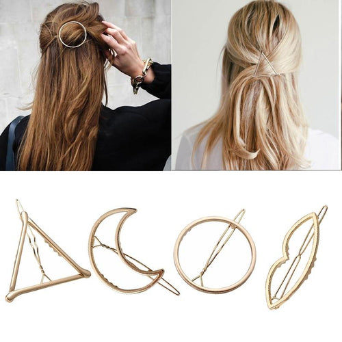 Geometric Alloy Hair Clip-Hair Accessories-Arimonz-Arimonz