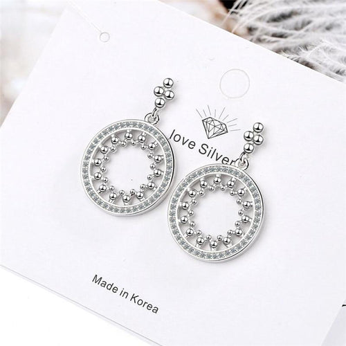 Geometric Circle Fashionable Women Earrings Fashion Women Dangle Earrings-Earrings-Arimonz-Arimonz