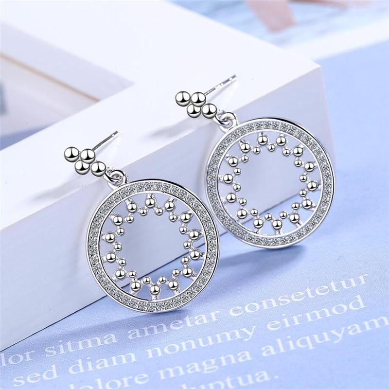 Geometric Circle Fashionable Women Earrings Fashion Women Dangle Earrings-Earrings-Arimonz-Arimonz