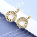 Geometric Circle Fashionable Women Earrings Fashion Women Dangle Earrings-Earrings-Arimonz-Arimonz