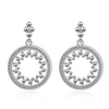 Geometric Circle Fashionable Women Earrings Fashion Women Dangle Earrings-Earrings-Arimonz-Silver-Arimonz