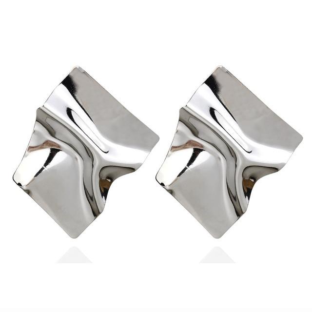 Geometric Earrings-Earrings-Arimonz-Silver-Arimonz