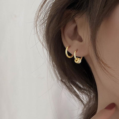 Geometric Earrings Fashion Stud Earrings Ear Cuff Charm Jewelry-Earrings-Arimonz-Arimonz
