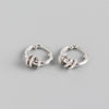 Geometric Earrings Fashion Stud Earrings Ear Cuff Charm Jewelry-Earrings-Arimonz-Silver-Arimonz