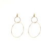 Geometric Oversized Earrings-Earrings-Arimonz-2 Hoops-Gold-Arimonz