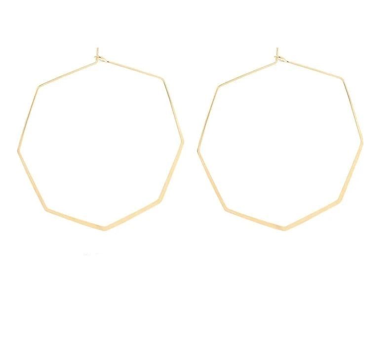 Geometric Oversized Earrings-Earrings-Arimonz-Arimonz