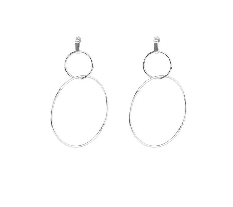 Geometric Oversized Earrings-Earrings-Arimonz-Arimonz